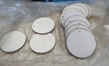 Material de cerámica piezoeléctrico redondo de los discos P8 P4 buena construcción de 43 x de 2m m