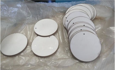 Forma redonda 43 x 2m m del disco de cerámica piezoeléctrico de la eficacia alta con el material de P8 P4