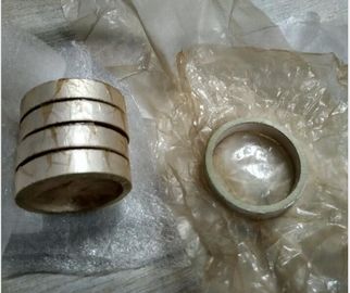 Eficacia alta modificada para requisitos particulares electrodos de cerámica piezoeléctricos del tamaño de la placa dos de la forma del tubo y del anillo