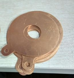 Resistencia térmica de cerámica piezoeléctrica del anillo del cobre del electrodo de la placa de la alta confiabilidad