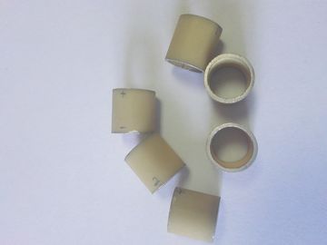 Resistencia térmica de la placa de cerámica piezoeléctrica del tubo y del anillo buena para los detectores ultrasónicos
