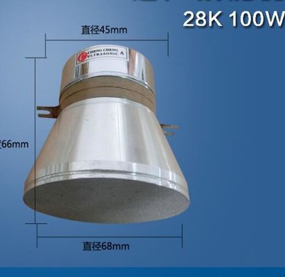 transductor de la limpieza ultrasónica de 100w 28k que hace los tanques más limpios