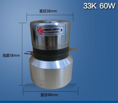 transductor piezoeléctrico ultrasónico industrial de 60w 33k para el limpiador