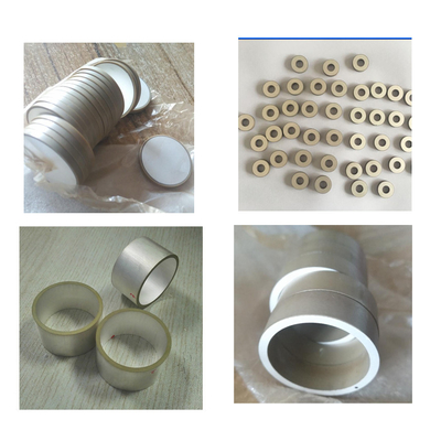 P8 placa de tubos de cerámica piezoeléctrica Ring Positive And Negative Electrode