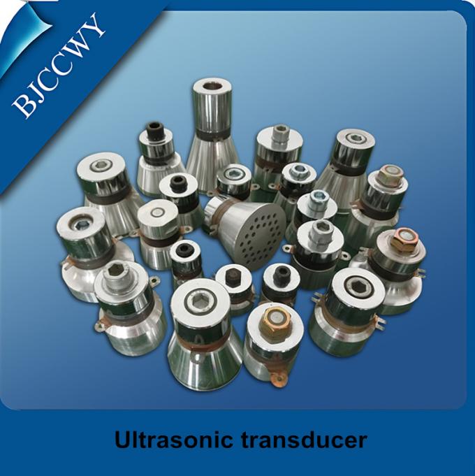 25K / transductor ultrasónico de la frecuencia multi 50K/80K/120K, transductor de cerámica piezoeléctrico