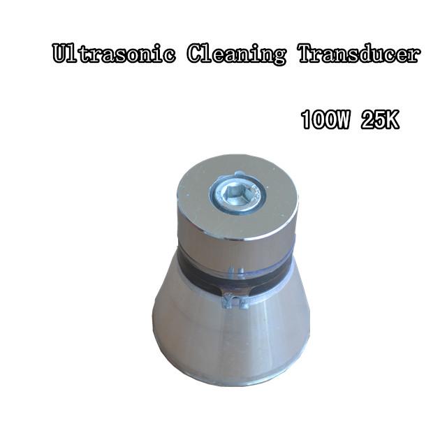 Sensor ultrasónico piezoeléctrico 100W 25K del transductor del acero inoxidable