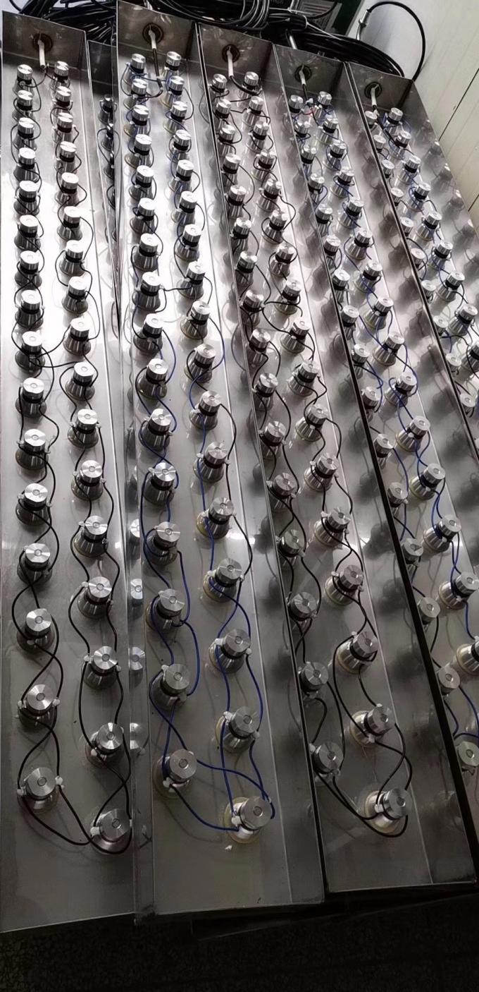 Poder de aluminio de limpieza del material 100W del transductor ultrasónico piezoeléctrico