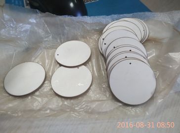 disco redondo de la cerámica piezoeléctrica de 43x2m m positivo y negativo en el lado opuesto