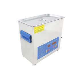 Máquina 6L de la limpieza ultrasónica calentada con el limpiador de vidrios de reloj de la joyería del contador de tiempo de Digitaces