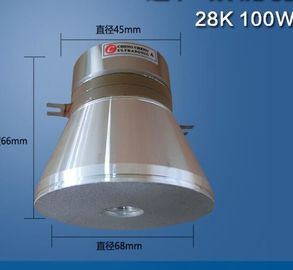 Aprobación de cerámica del CE del transductor 100W 28K de la limpieza ultrasónica del poder más elevado